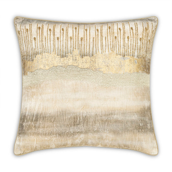 Aida Ivory Gold Pillow