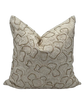 Ivory Velvet Pillow Cover 20"x20"