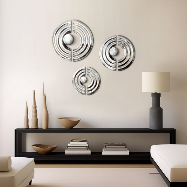 Set of 3 Leza Ring Wall Decor (2 Colors)