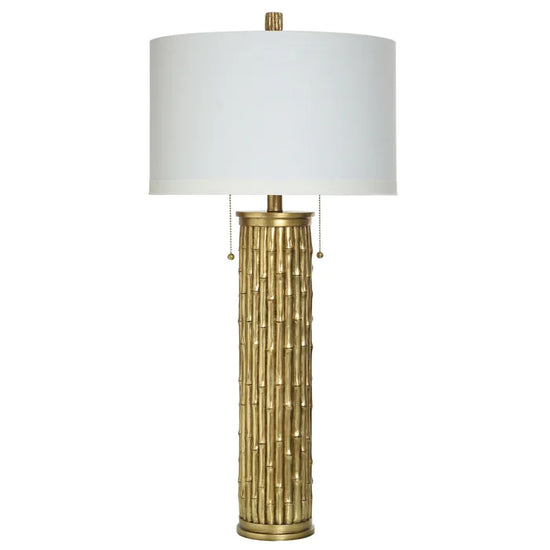 Burnished Table Lamp w/ Twin Pull Chain (2 Colors)