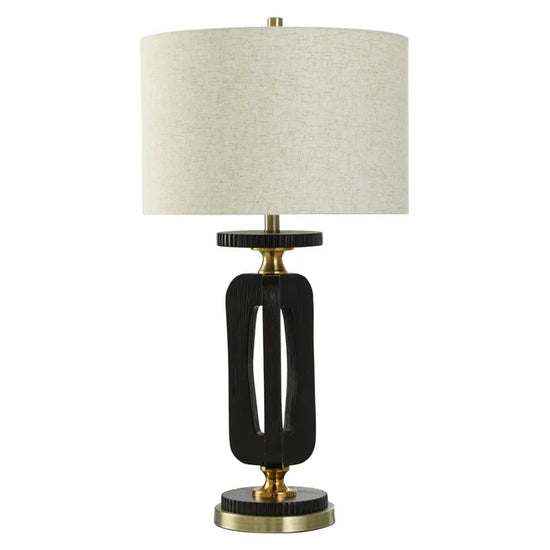 Optical Black Poly Table Lamp