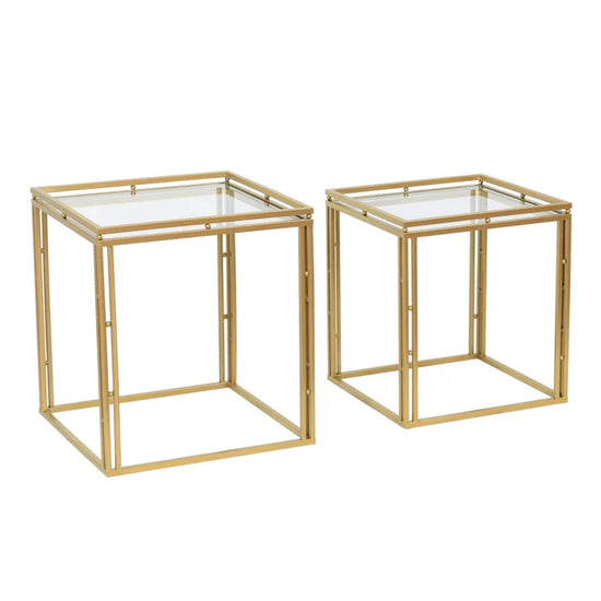 Nested Set of 2 Square Side Tables